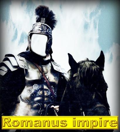 Мужской шаблон для psd - Римский воин