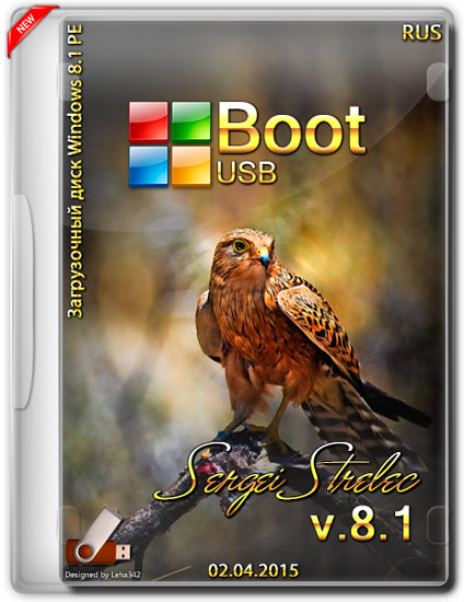 Boot USB Sergei Strelec 2015 Win PE v.8.1 (02.04.2015/x86/RUS)