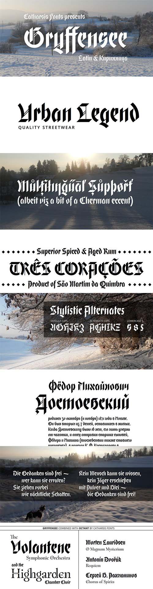 Gryffensee Font Family