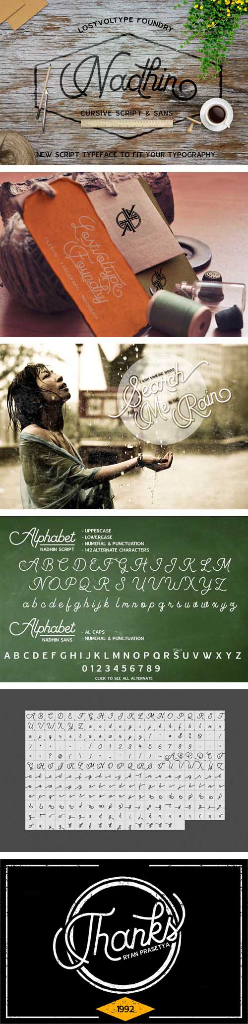 Nadhin Script & Sans