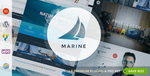 Marine v2.4 - Responsive WordPress Theme Multi-Purpose  