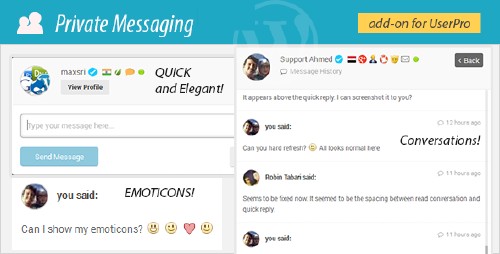 CodeCanyon - Private Messages for UserPro v2.9