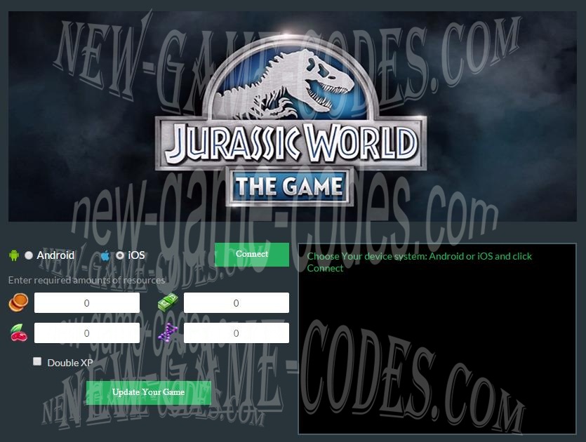 Jurassic World The Game Hack