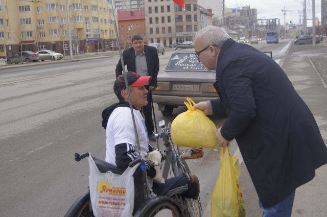 12.04.15г. уфимский колясочник отправился в Крым. Он-лайн дневник велопробега