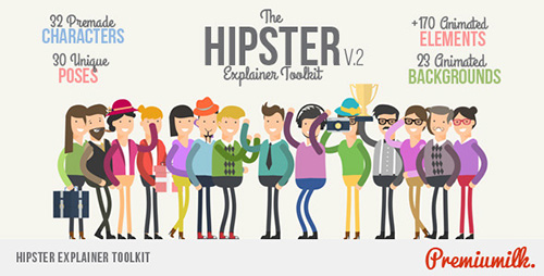 Hipster Explainer Toolkit - Project for After Effects (Videohive)