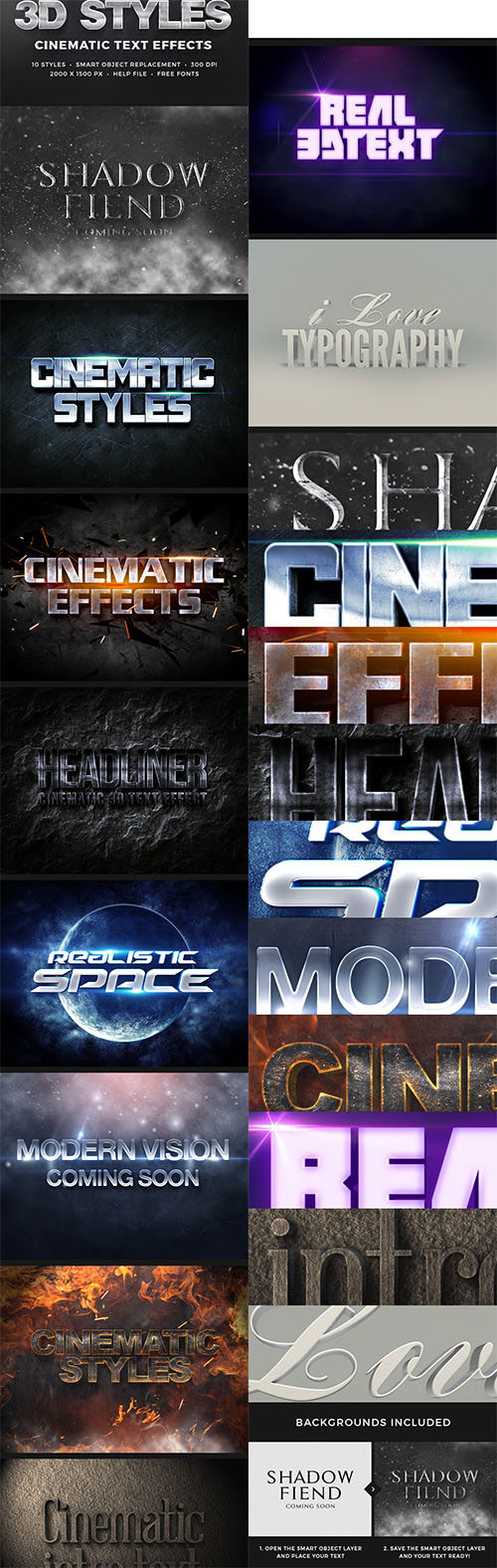 GraphicRiver - 3D Cinematic Text Effects Vol.1 11031893