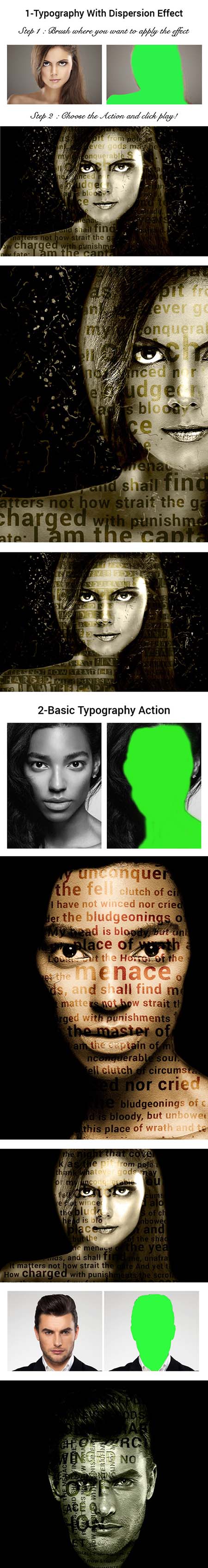 GraphicRiver - Typography Art Photoshop Action 11094257