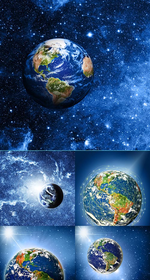 Stock Photos - planet earth in space