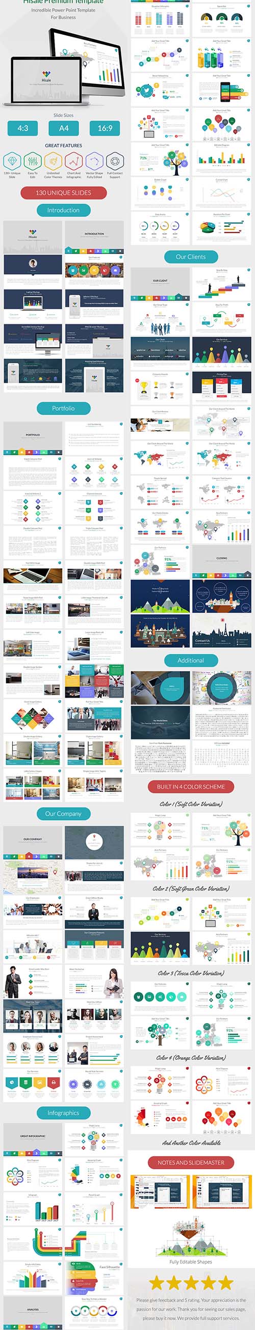 GraphicRiver - Hisale - Multipurpose Powerpoint Template 10827235