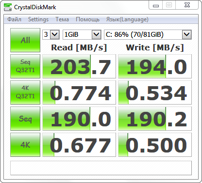 CrystalDiskMark Standard / Shizuku Edition 4.1.0 Beta1 (x86/x64) ML/RUS Portable