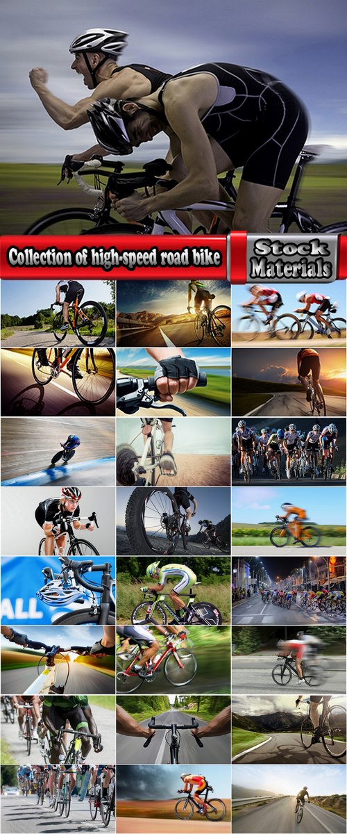 Collection of high-speed road bike cycling road cyclist 25 HQ Jpeg