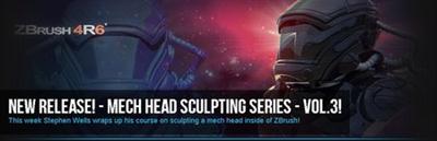 [Tutorials] Mech Head Sculpting Series Volume 03