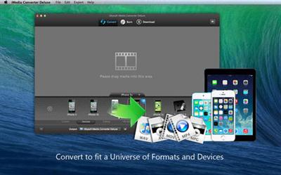 iSkysoft iMedia Converter Deluxe 4.4.5 Mac OS X 181103