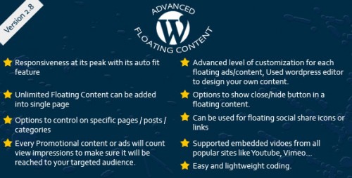Nulled Advanced Floating Content v2.2 - WordPress Plugin file