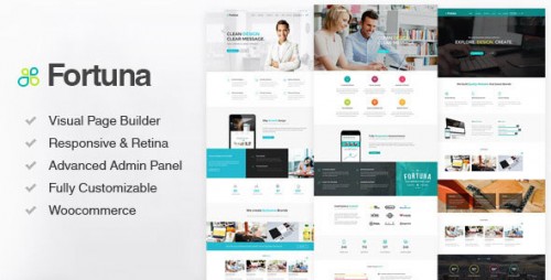 Nulled Fortuna v1.11 - Responsive Multi-Purpose WordPress Theme product pic