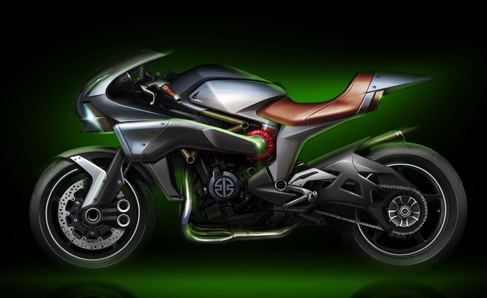 Концепт Kawasaki Concept SC 01 Spirit Charger. Или будущее заряженных моделей