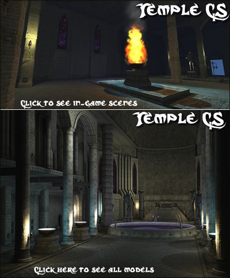 DEXSOFT-GAME: Temple Construction Set model pack by Pablo Ariel