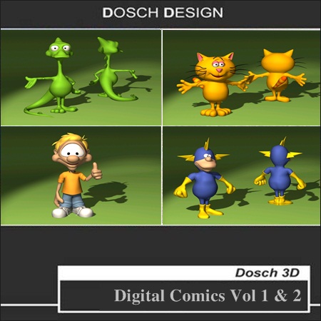 DOSCH DESIGN : Digital Comics Vol 1 & 2