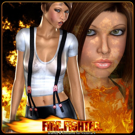FireFighter: Brandy & Costume for V4