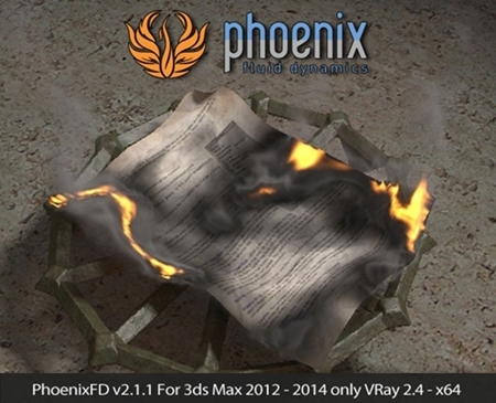 PhoenixFD v2.1.1 Vray 2.4 for 3ds Max 2013 - 2014 - Win64